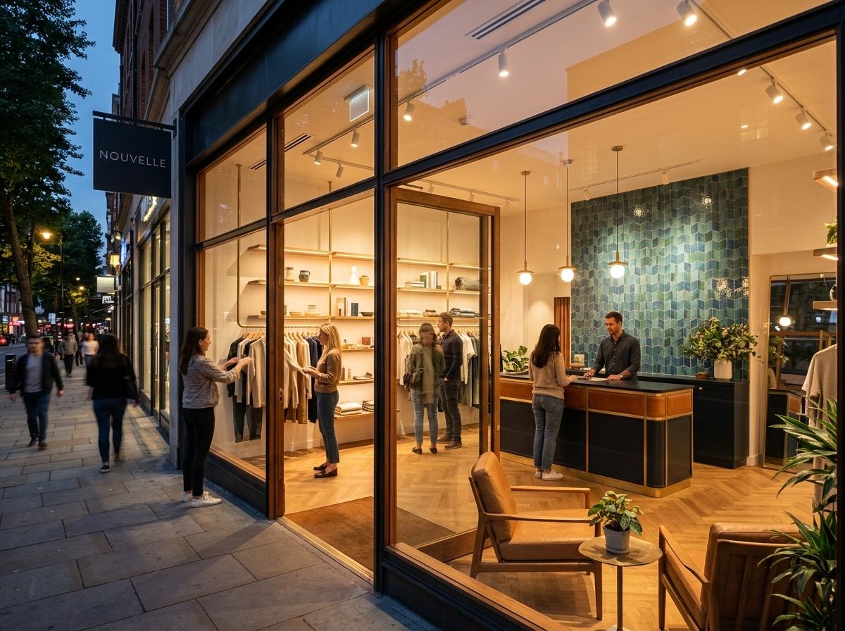 Design intérieur de boutique